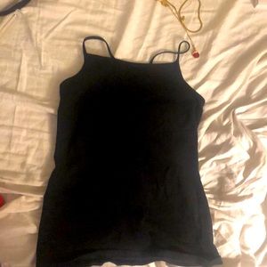 Black tank top spaghetti straps was a pack of two woman small